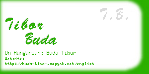 tibor buda business card